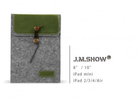 J.M.Show Wool Leather Cover för iPad (8''/10'')