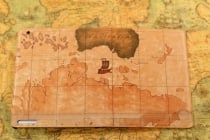Atlas World Map iPad 2/3/4 Leather Protective Cover