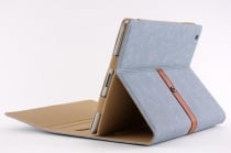 Leather Belt Button Closure Style till iPad 2/3/4