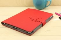 Genuine Leather Button Smart Cover iPad Mini