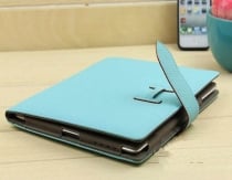 Genuine Leather Button Smart Cover iPad Mini