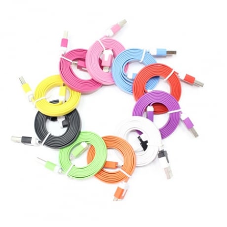 Colorful Noodle Mini Cable till iPad4 and iPhone5