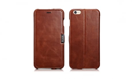 ICARER Vintage läderfodral för iPhone 6 Plus