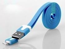 Colorful Noodle Mini Cable till iPad4 and iPhone5