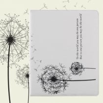 Fashion Dandelion Protective PU Leather Holder till iPad 2/3/4