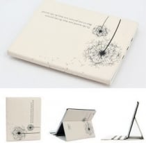 Fashion Dandelion Protective PU Leather Holder till iPad 2/3/4