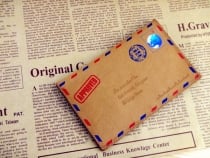 SANDI Envelope Leather Case till iPhone4/4s 